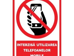Indicator pentru interzicerea cu telefon